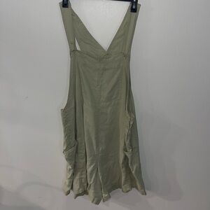 J. Jill Green Ruffled Sleeveless Sundress